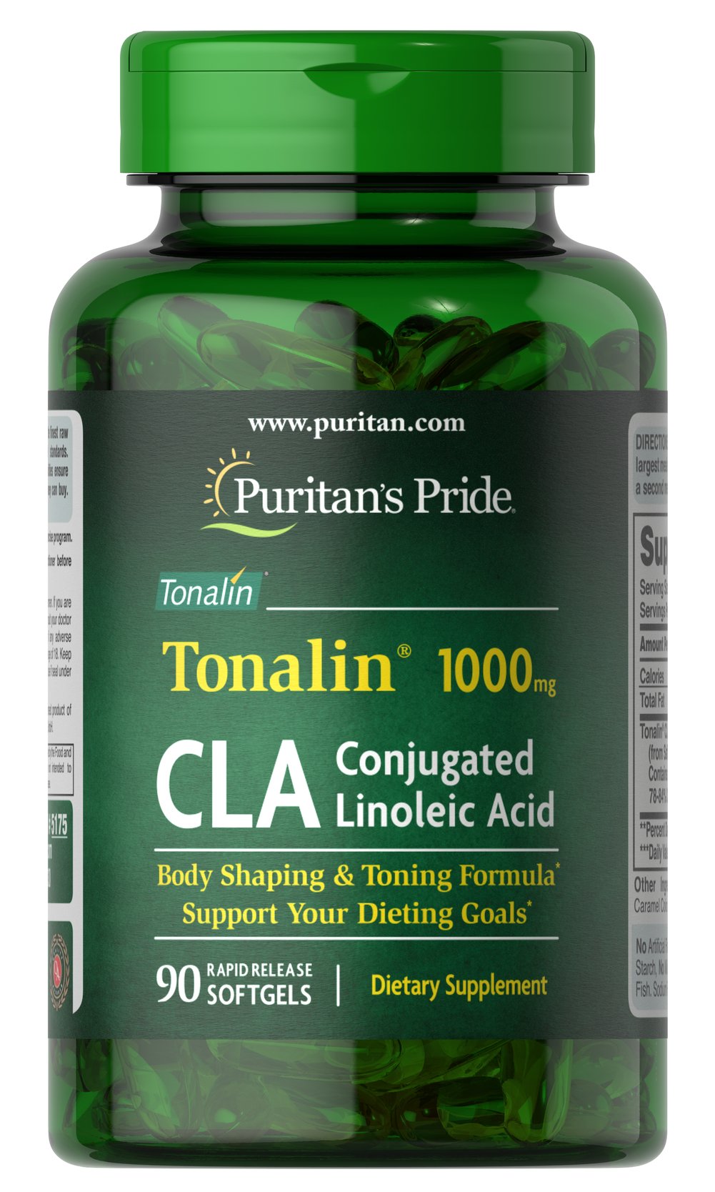 PURITAN’S PRIDE TONALIN CLA 1000MG, 90 SOFTGELS