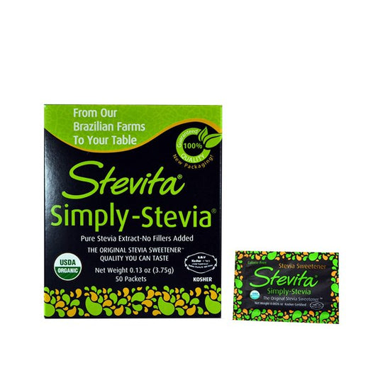 STEVITA SIMPLY-STEVIA POWDER (50 PACKETS)