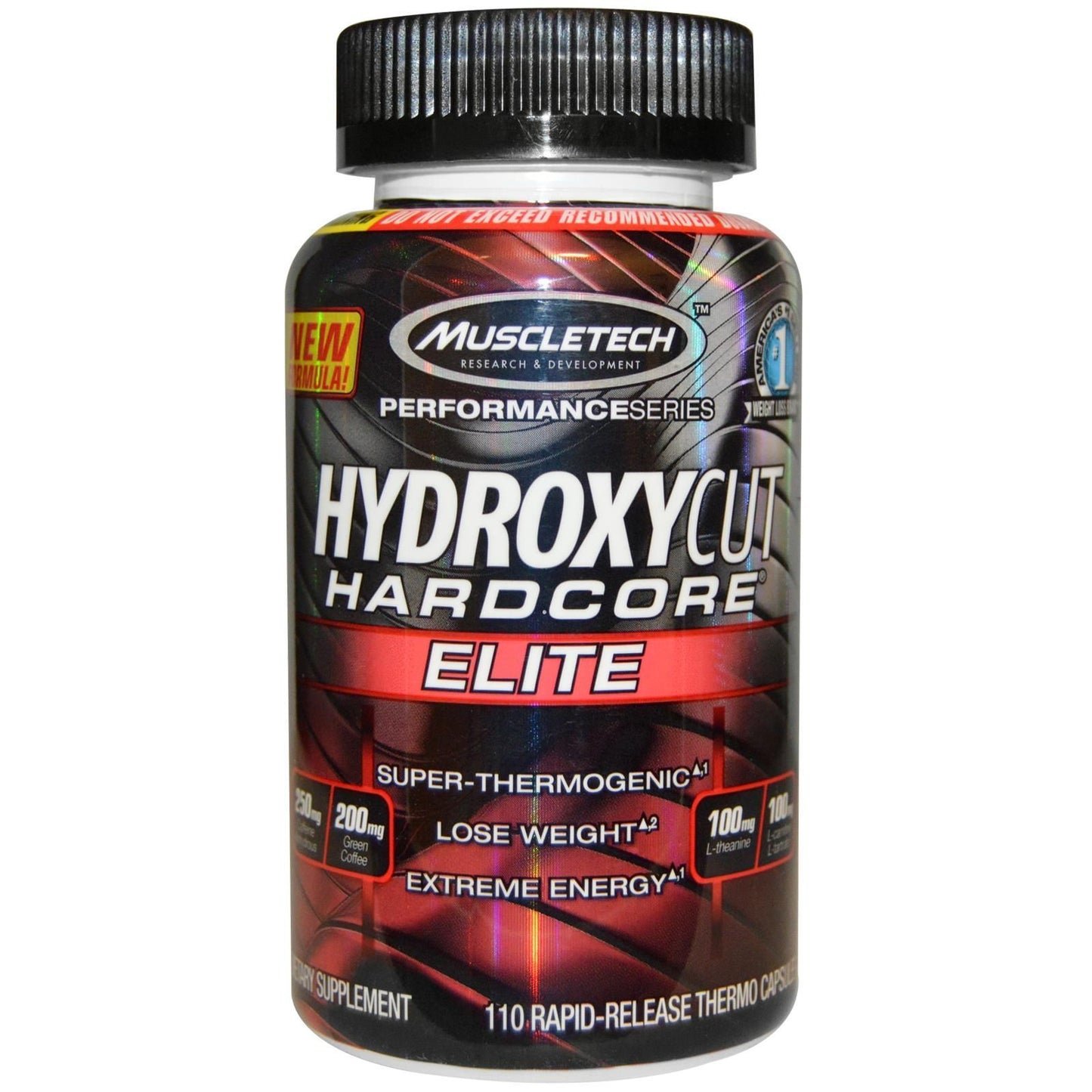 MUSCLETECH HYDROXYCUT HARDCORE ELITE (100 CAPSULES) - E-Pharmacy Ghana