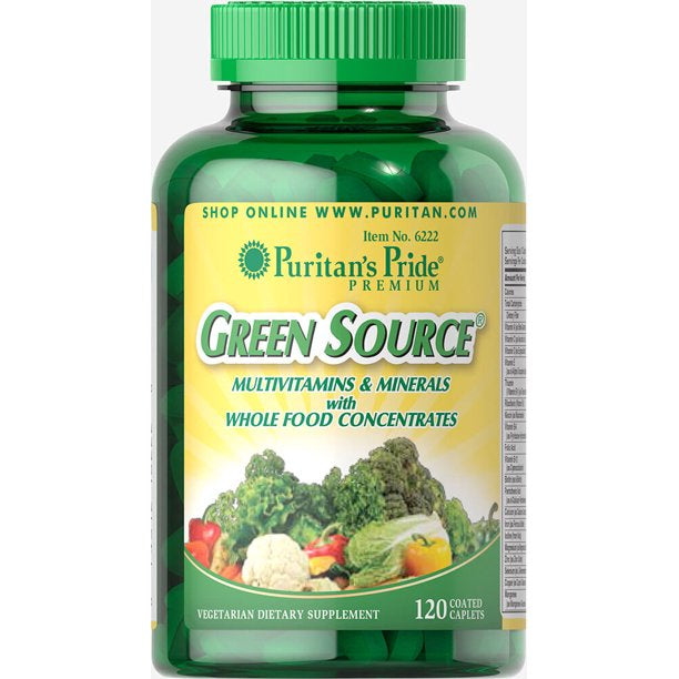 PURITAN’S PRIDE GREEN SOURCE MULTIVITAMINS & MINERALS