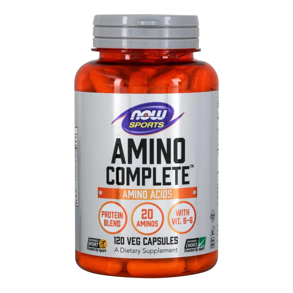 NOW SPORTS AMINO COMPLETE AMINO ACIDS, 120 CAPSULES