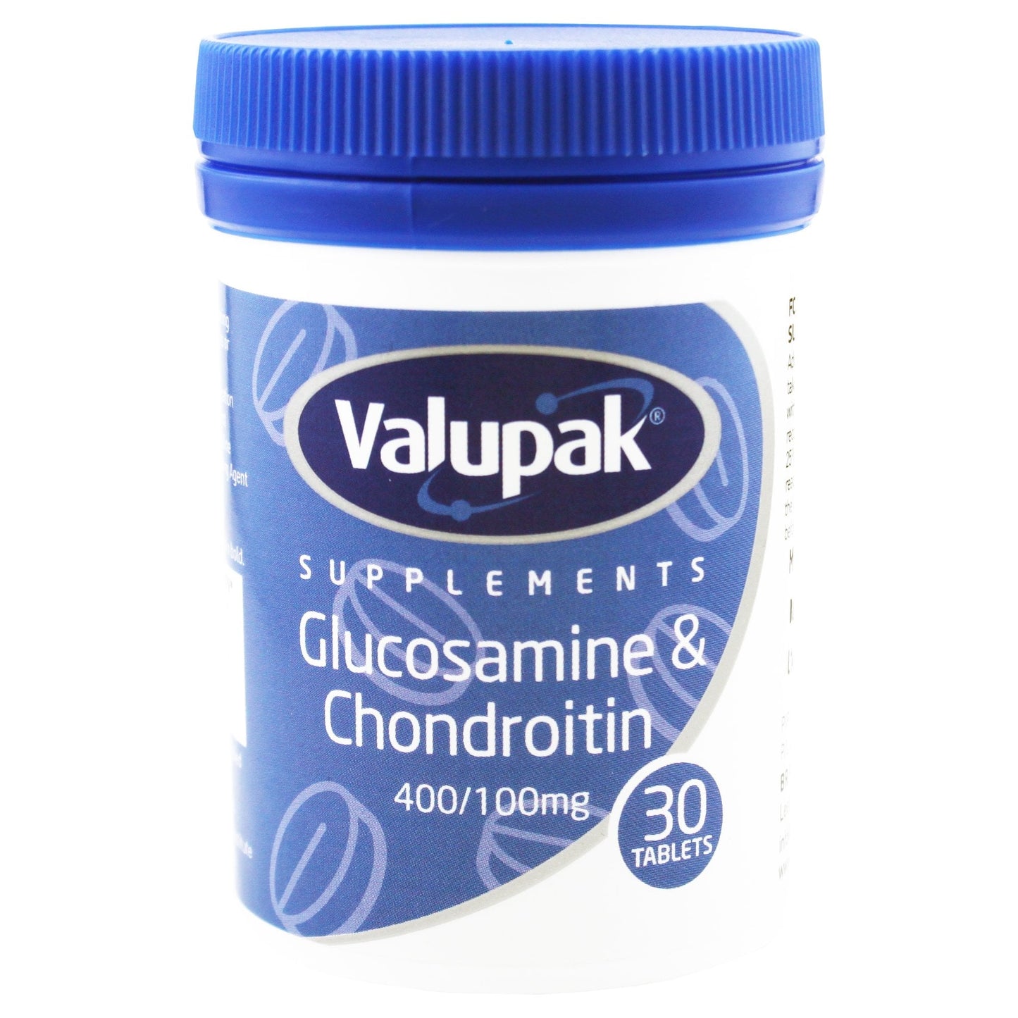 VALUPAK GLUCOSAMINE & CHONDROITIN 400/100MG