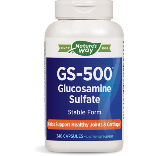 NATURE’S WAY GS-500 GLUCOSAMINE SULFATE, 240 CAPSULES