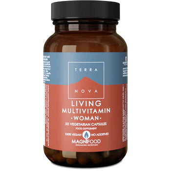 TERRA NOVA LIVING MULTIVITAMIN WOMAN, 50 VEG CAPSULES