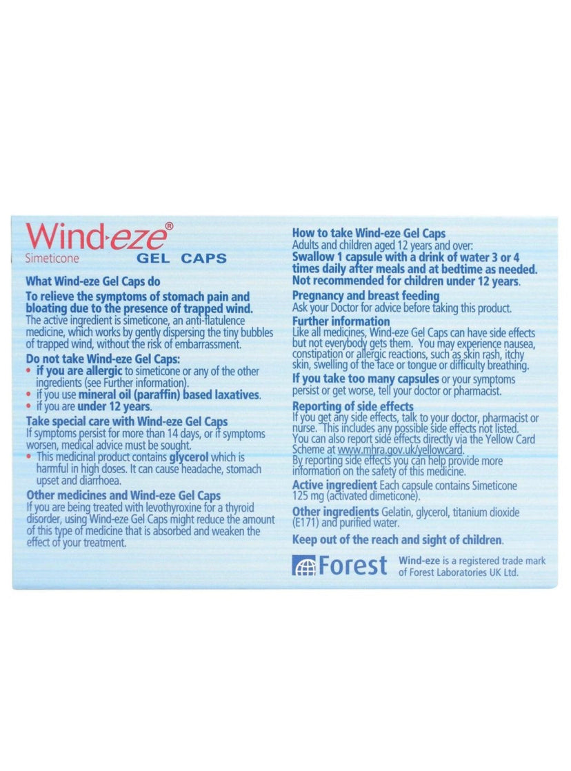 WIND-EZE GEL CAPS