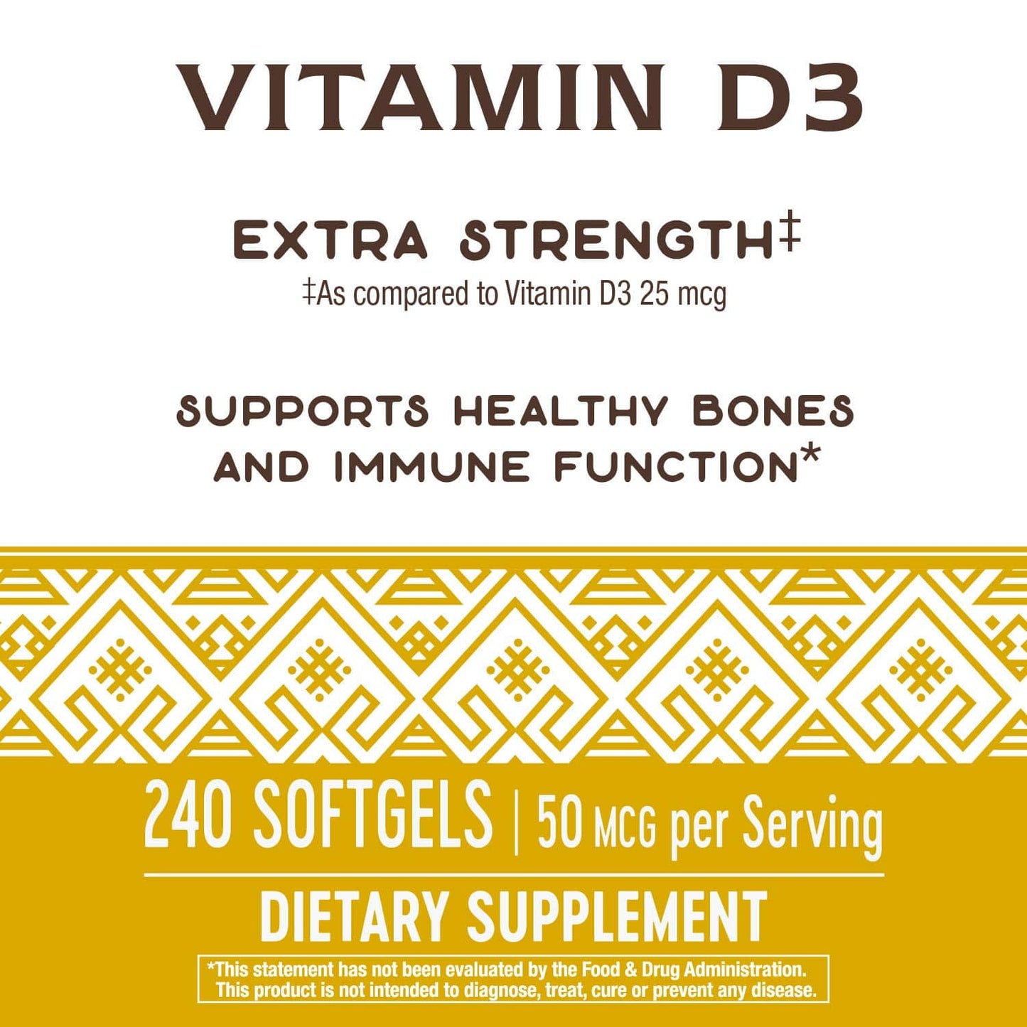 NATURE’S WAY VITAMIN D3 EXTRA STRENGTH