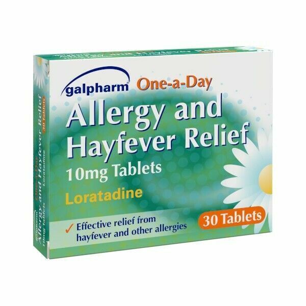 GALPHARM ALLERGY AND HAYFEVER RELIEF 10MG TABLETS