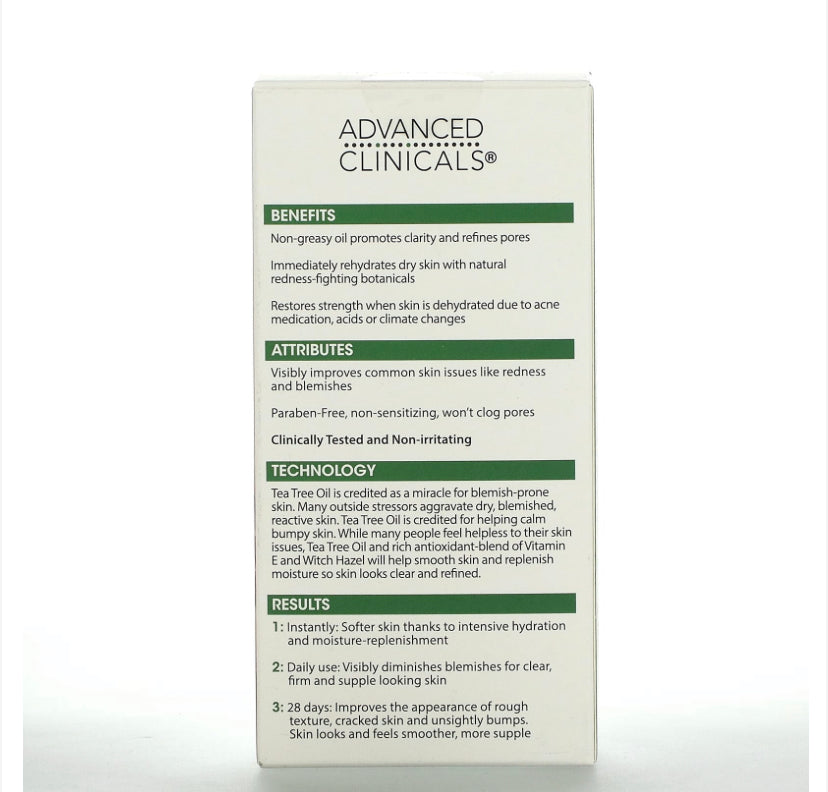 ADVANCED CLINICALS TEA TREE OIL 53ML