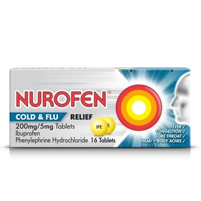 NUROFEN COLD & FLU CAPSULES 24S