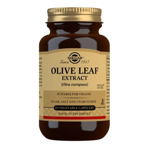 SOLGAR OLIVE LEAF EXTRACT, 60 CAPSULES