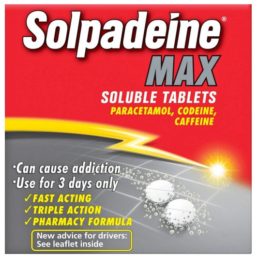 SOLPADEINE MAX SOLUBLE TABLETS - E-Pharmacy Ghana