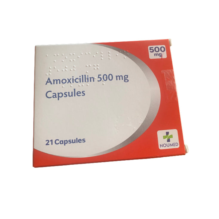 AMOXICILLIN 500MG CAPSULES (21 CAPSULES)