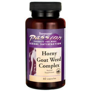 SWANSON HORNY GOAT WEED COMPLEX, 60 CAPSULES