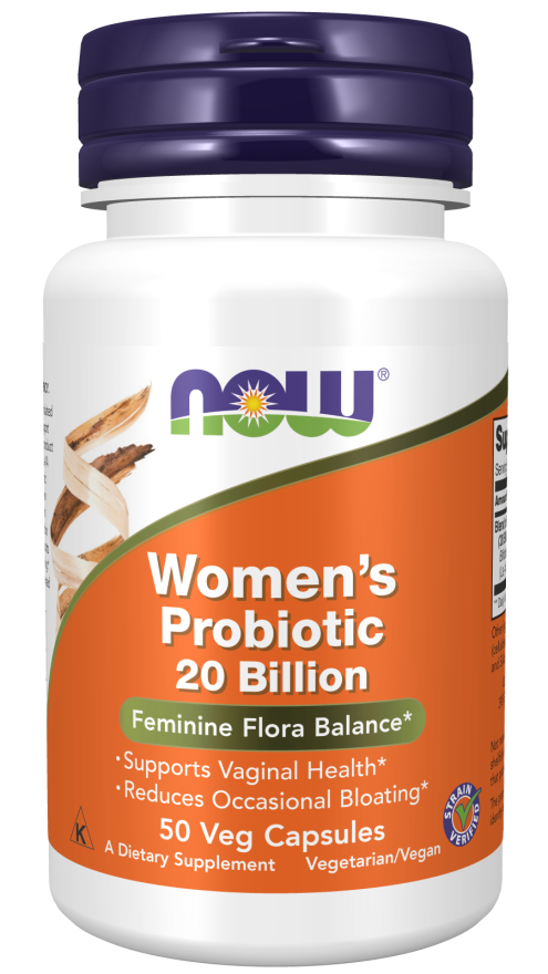 NOW WOMEN’S PROBIOTIC 20 BILLION, 50 VEG CAPSULES