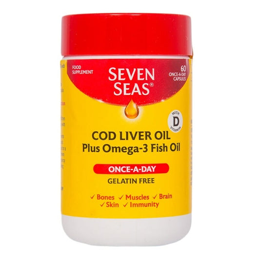 SEVEN SEAS COD LIVER OIL PLUS OMEGA-3 FISH OIL - E-Pharmacy Ghana