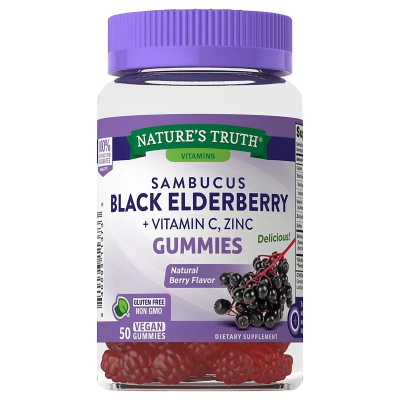 NATURE’S TRUTH BLACK ELDERBERRY GUMMIES