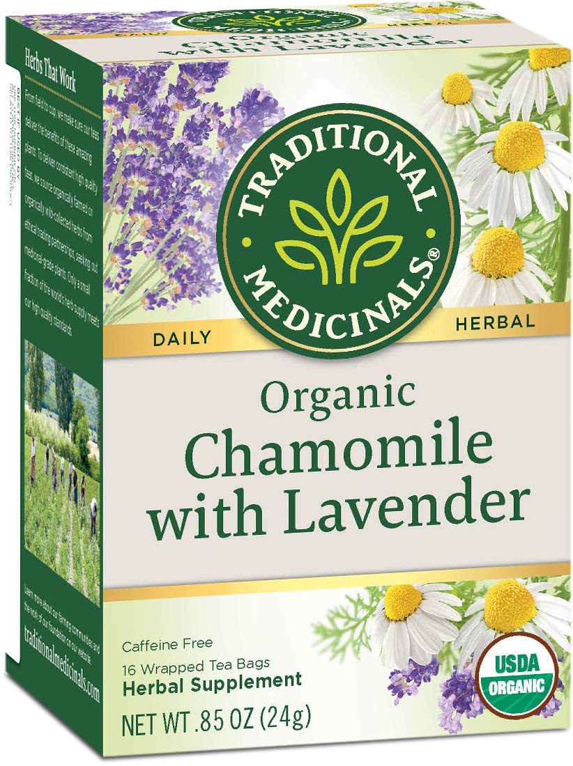 TRADITIONAL MEDICINALS ORGANIC CHAMOMILE WITH LAVENDER