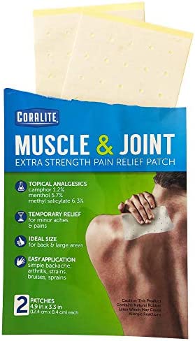 CORALITE MUSCLE & JOINT EXTRA STRENGTH PAIN RELIEF PATCH