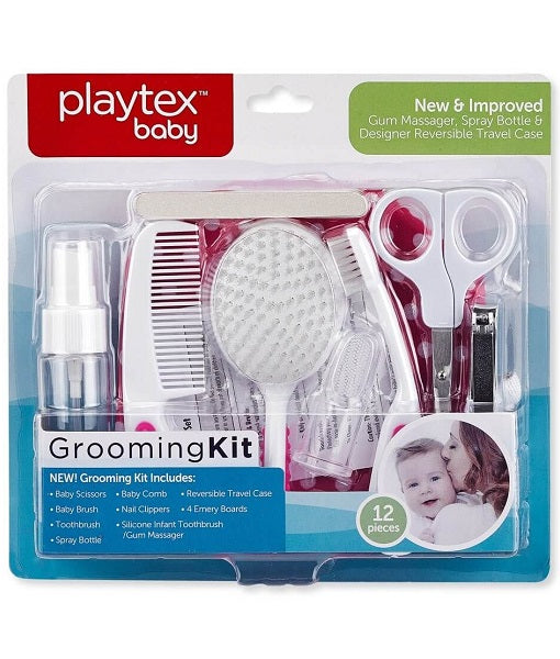 PLAYTEX BABY GROOMING KIT, 12 PIECES