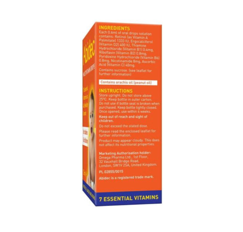 ABIDEC MULTIVITAMIN DROP 25ML - E-Pharmacy Ghana