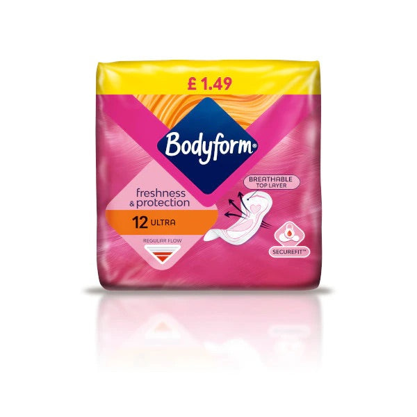 BODYFORM FRESHNESS & PROTECTION 12 ULTRA