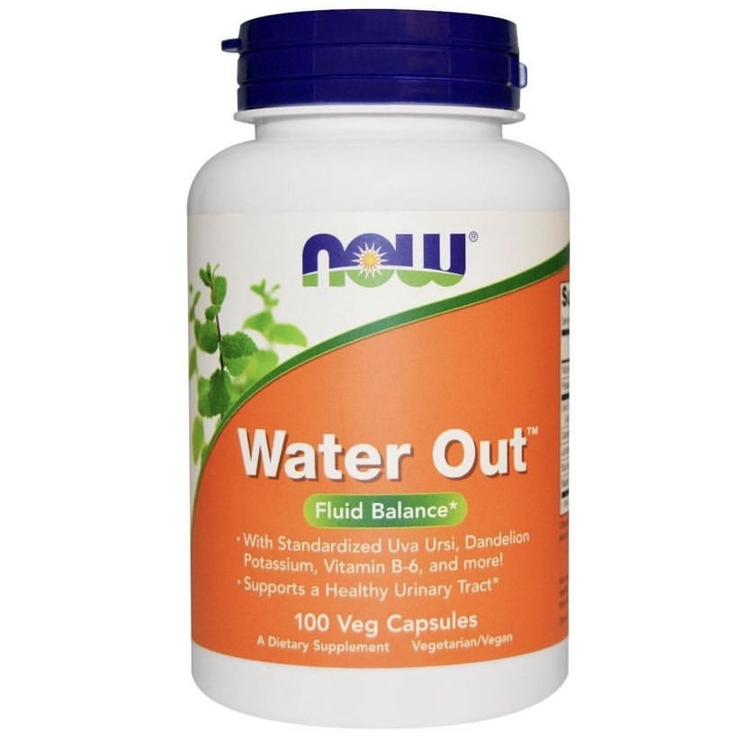 NOW WATER OUT, 100 VEG CAPSULES