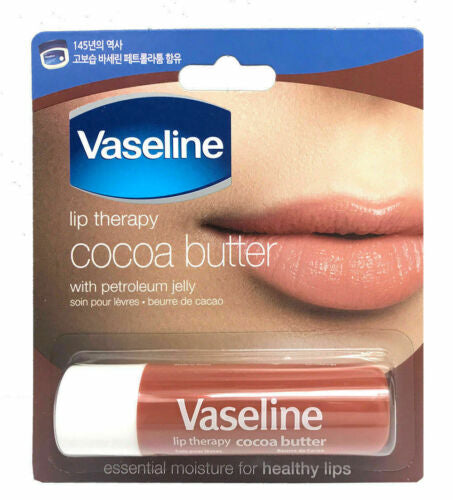 VASELINE LIP THERAPY COCOA BUTTER WITH PETROLEUM JELLY