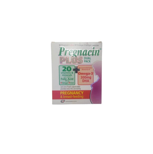 PREGNACIN PLUS DUAL PACK CAPSULES - E-Pharmacy Ghana