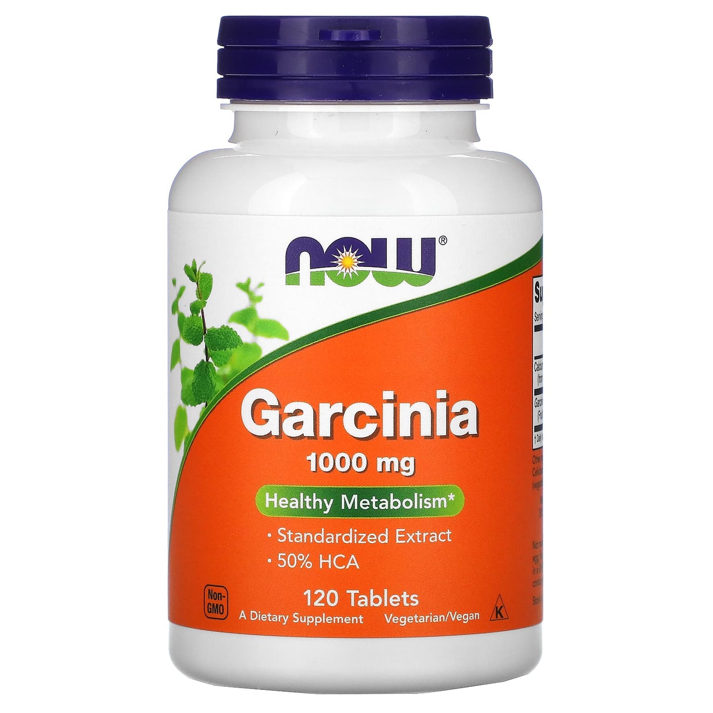 NOW GARCINIA 1000MG, 120 TABLETS