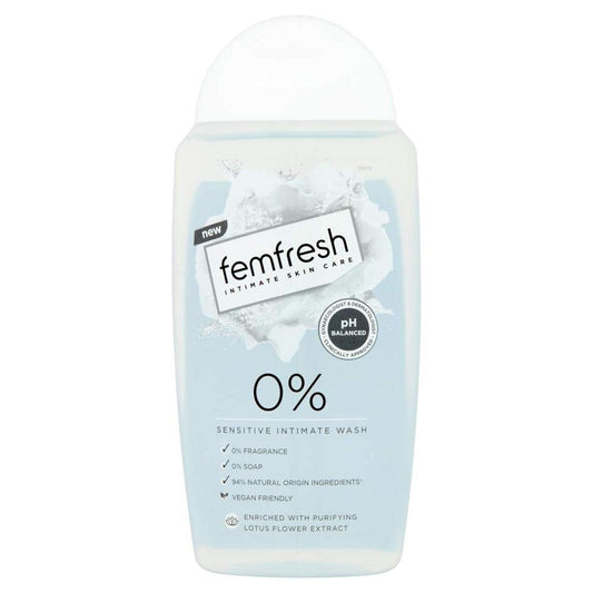 FEMFRESH SENSITIVE INTIMATE 0% WASH