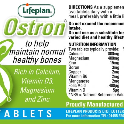 LIFEPLAN OSTRON, 60 TABLETS