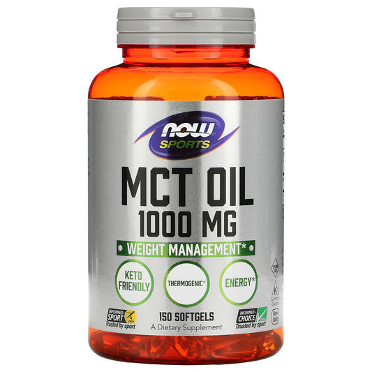 NOW MCT OIL 1000MG, 150 SOFTGELS