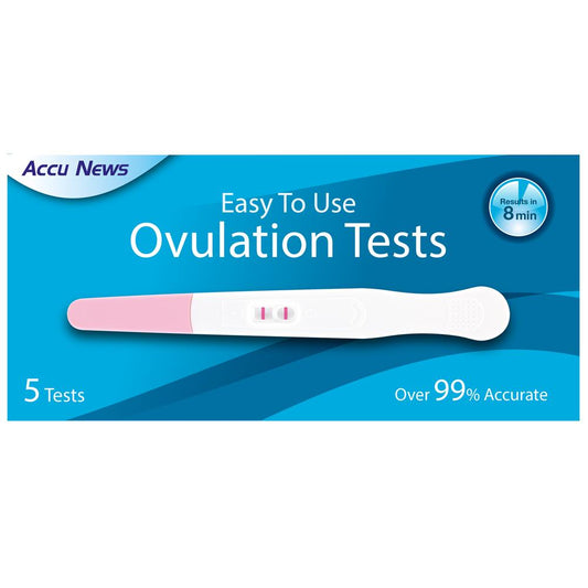 ACCU NEWS OVULATION TESTS, 5 TESTS