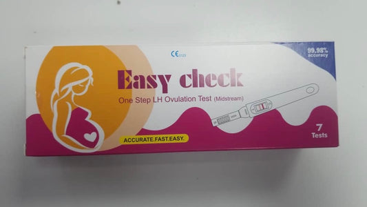 EASY CHECK OVULATION TEST KIT- 7 TESTS - E-Pharmacy Ghana