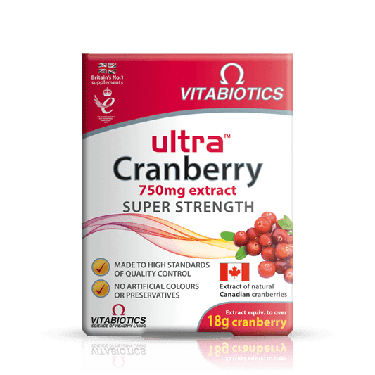 VITABIOTICS ULTRA CRANBERRY 750MG EXTRACT SUPER STRENGTH