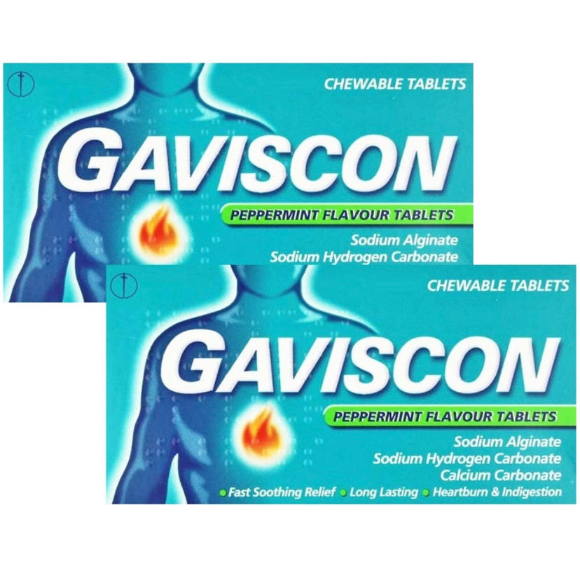 GAVISCON PEPPERMINT FLAVOUR TABLETS - E-Pharmacy Ghana