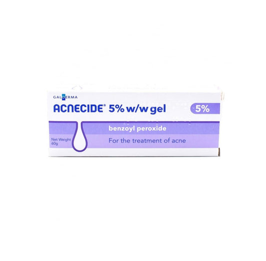 ACNECIDE 5% GEL BENZOYL PEROXIDE 60G - E-Pharmacy Ghana