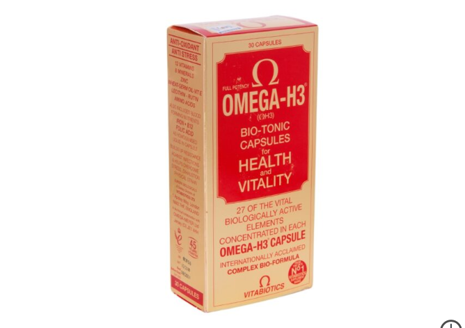 VITABIOTICS OMEGA-H3 BIO-TONIC CAPSULES