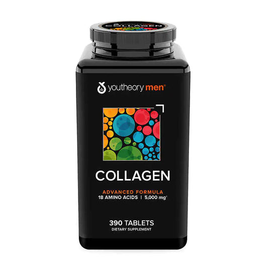YOUTHEORY MEN COLLAGEN ADVANCED FORMULA, 390 TABLETS