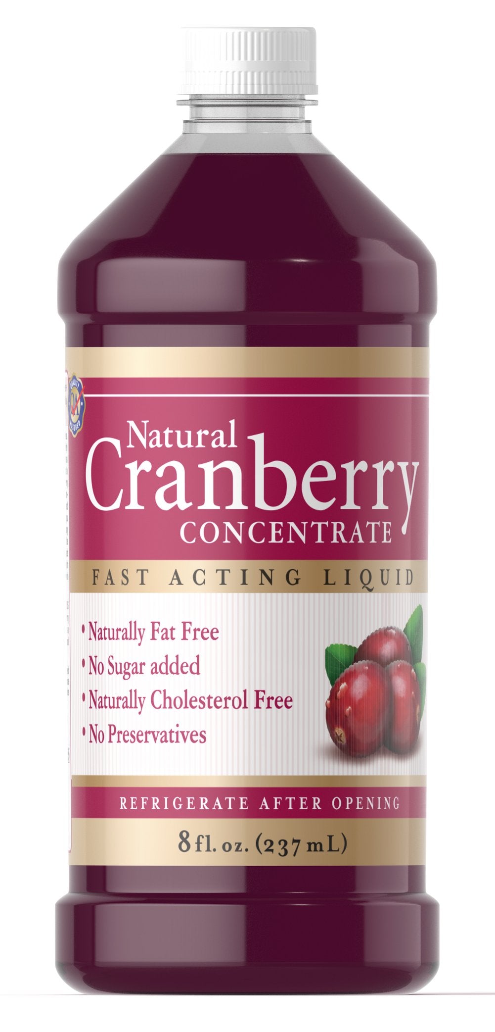 PURITAN’S PRIDE NATURAL CRANBERRY CONCENTRATE 237ML