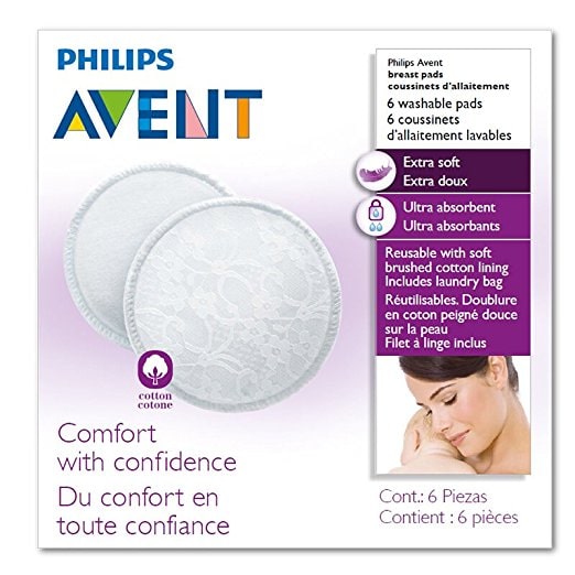 AVENT WASHABLE BREAST PADS