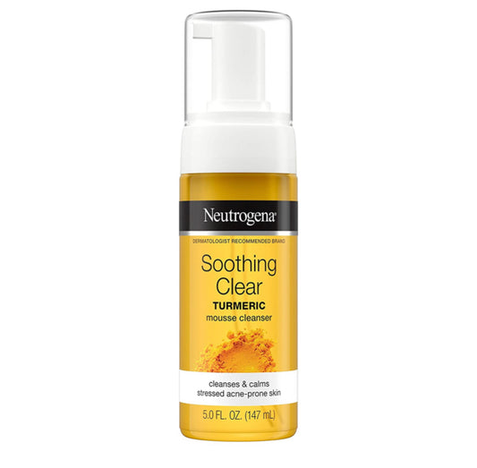 NEUTROGENA SOOTHING CLEAR TURMERIC MOUSSE CLEANSER
