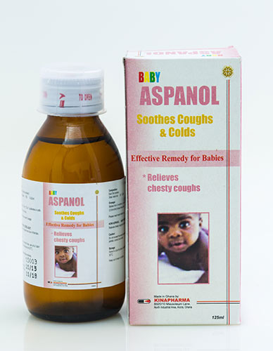 ASPANOL BABY COUGH SYRUP - E-Pharmacy Ghana
